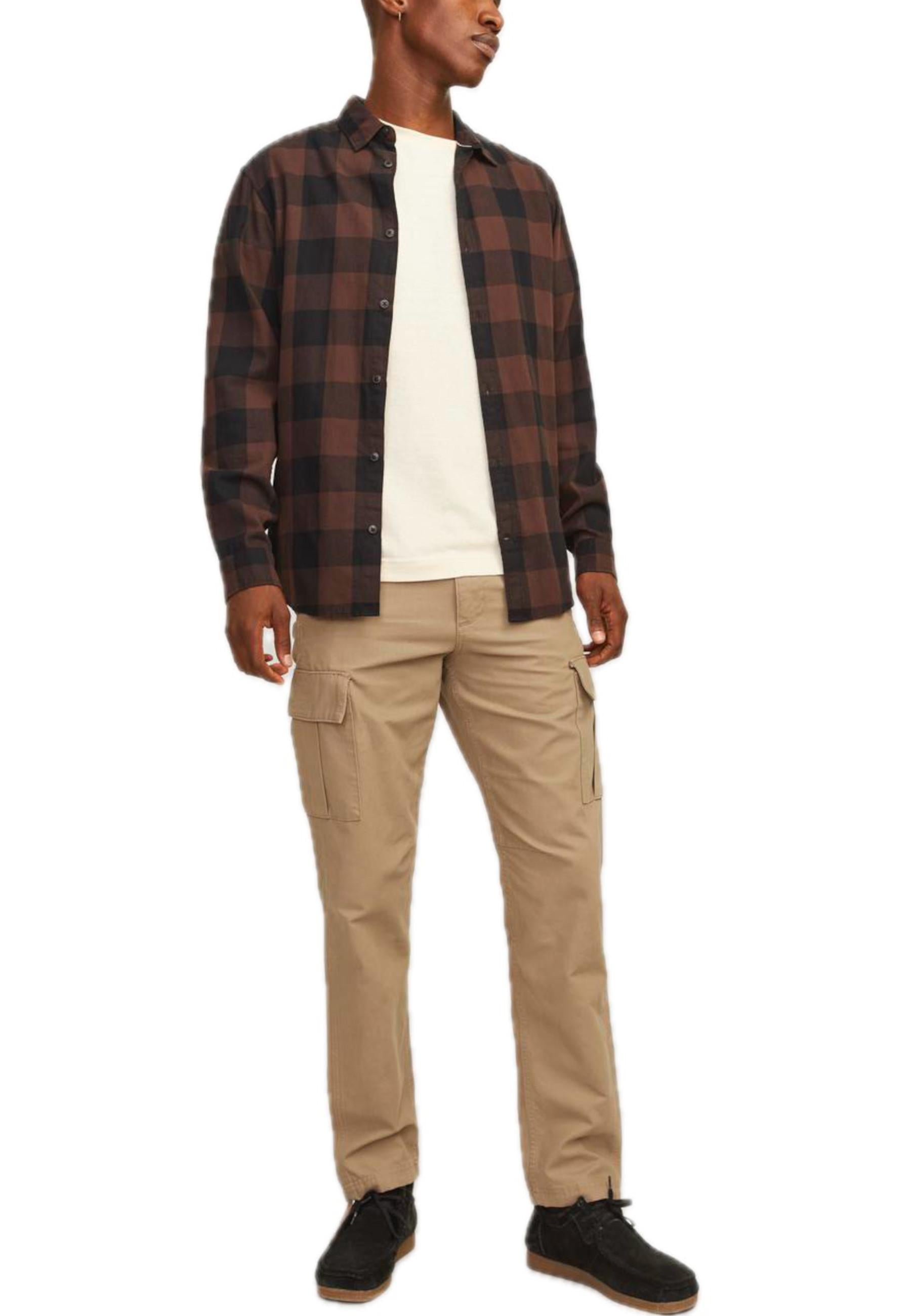 Pantalone  Jack & Jones Kane Fango cargo 12258150 /Elmwood JACK & JONES 