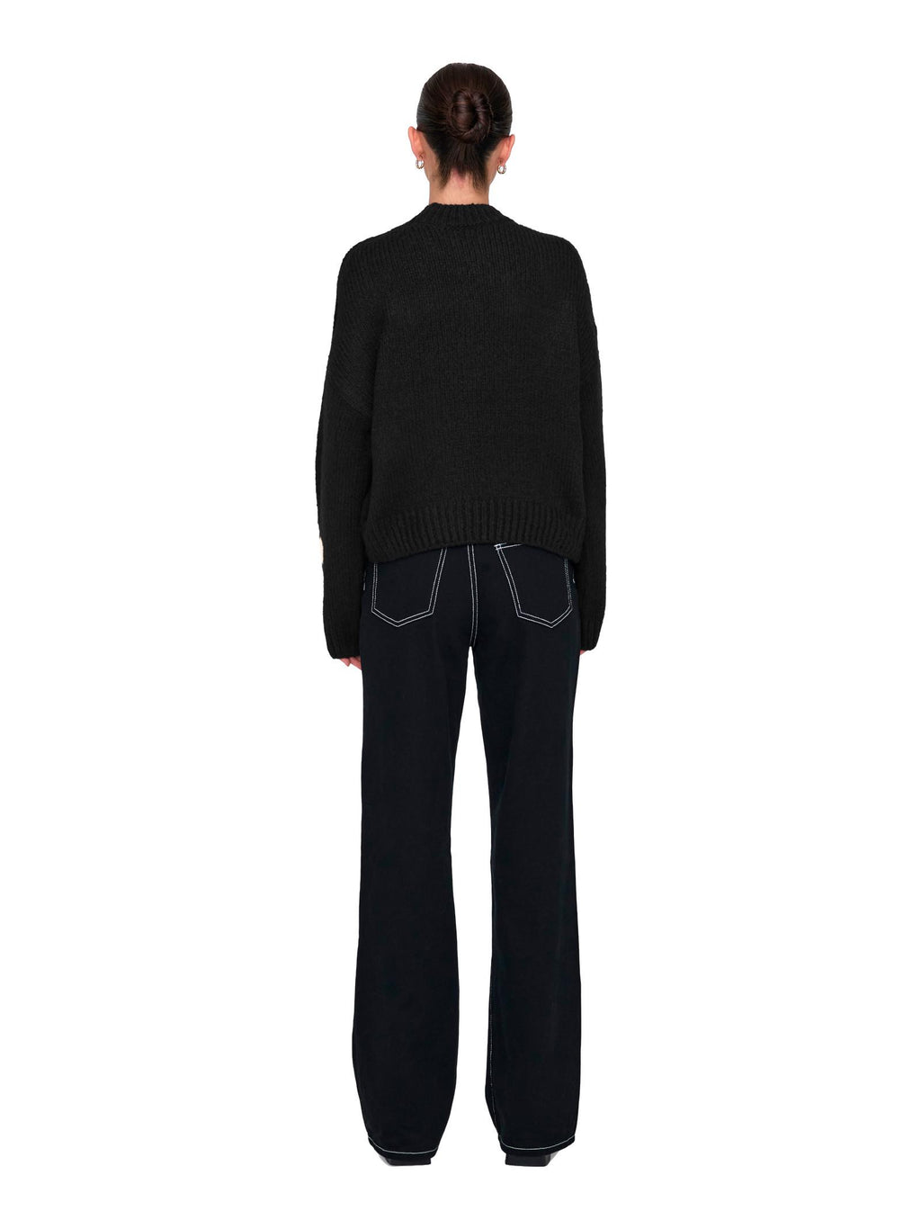 Maglia Jacqueline De Yong Kilian Nero fiori 15341564 /Black JDY 