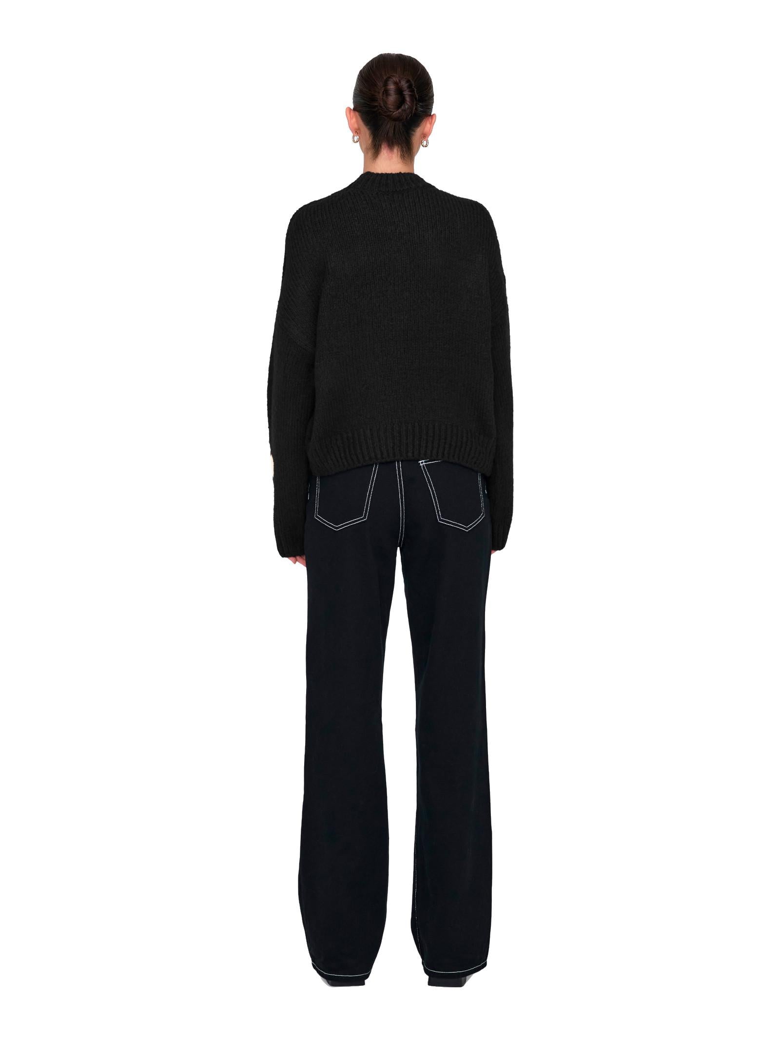 Maglia Jacqueline De Yong Kilian Nero fiori 15341564 /Black JDY 