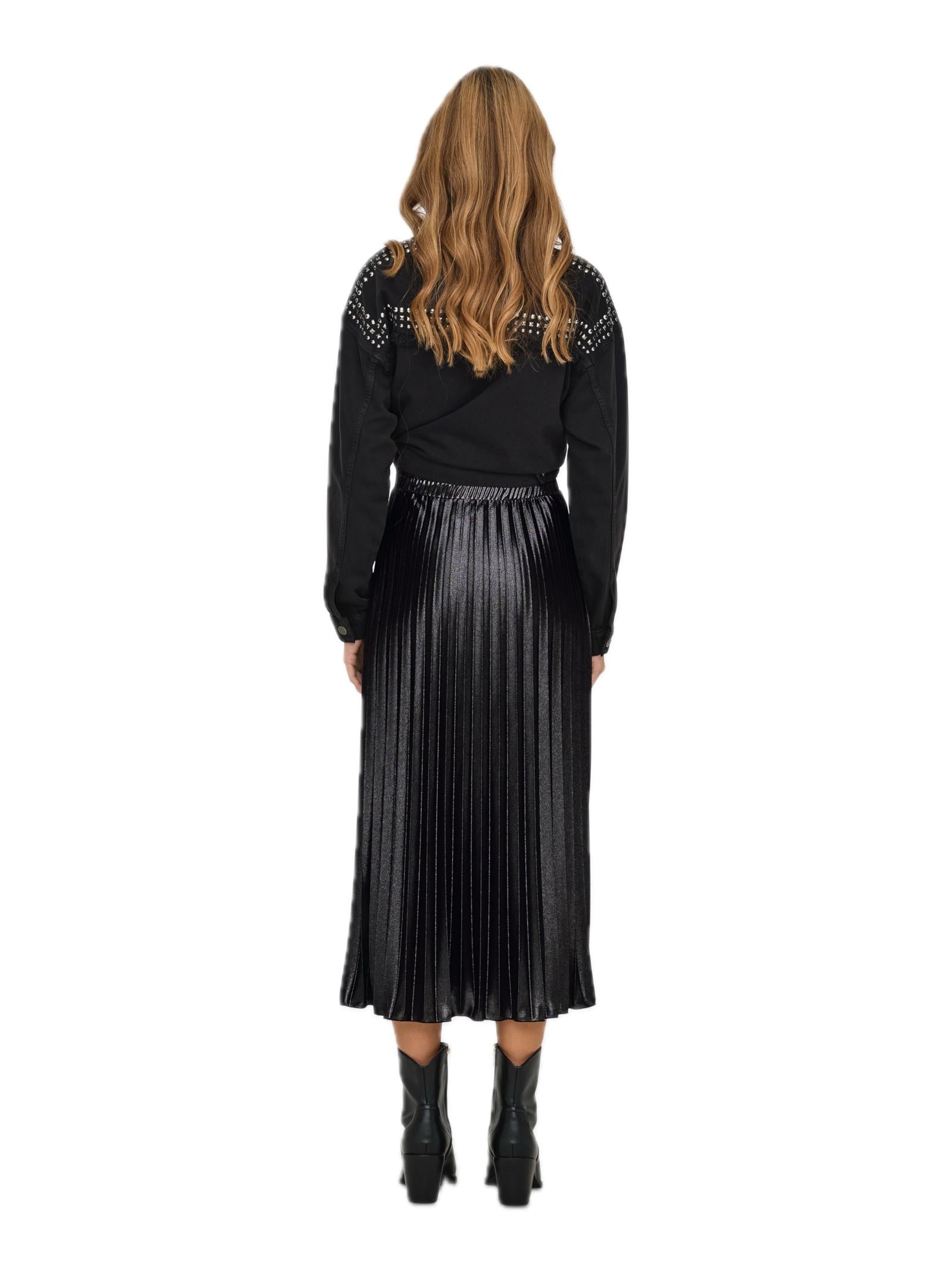 Gonna ONLY Lion Nero plissettata 15330727 /Black ONLY 