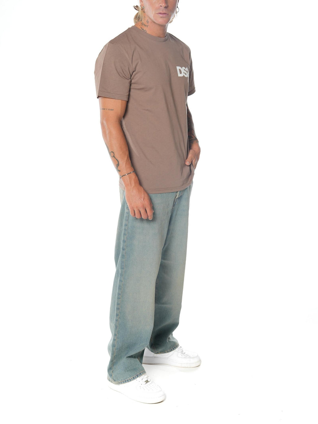 T-shirt DS2 Nocciola basic FW25225 NOCCIOLA DS2 