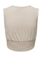Top Only Beige Jany smanicato 15294427 /Pumice Stone ONLY 
