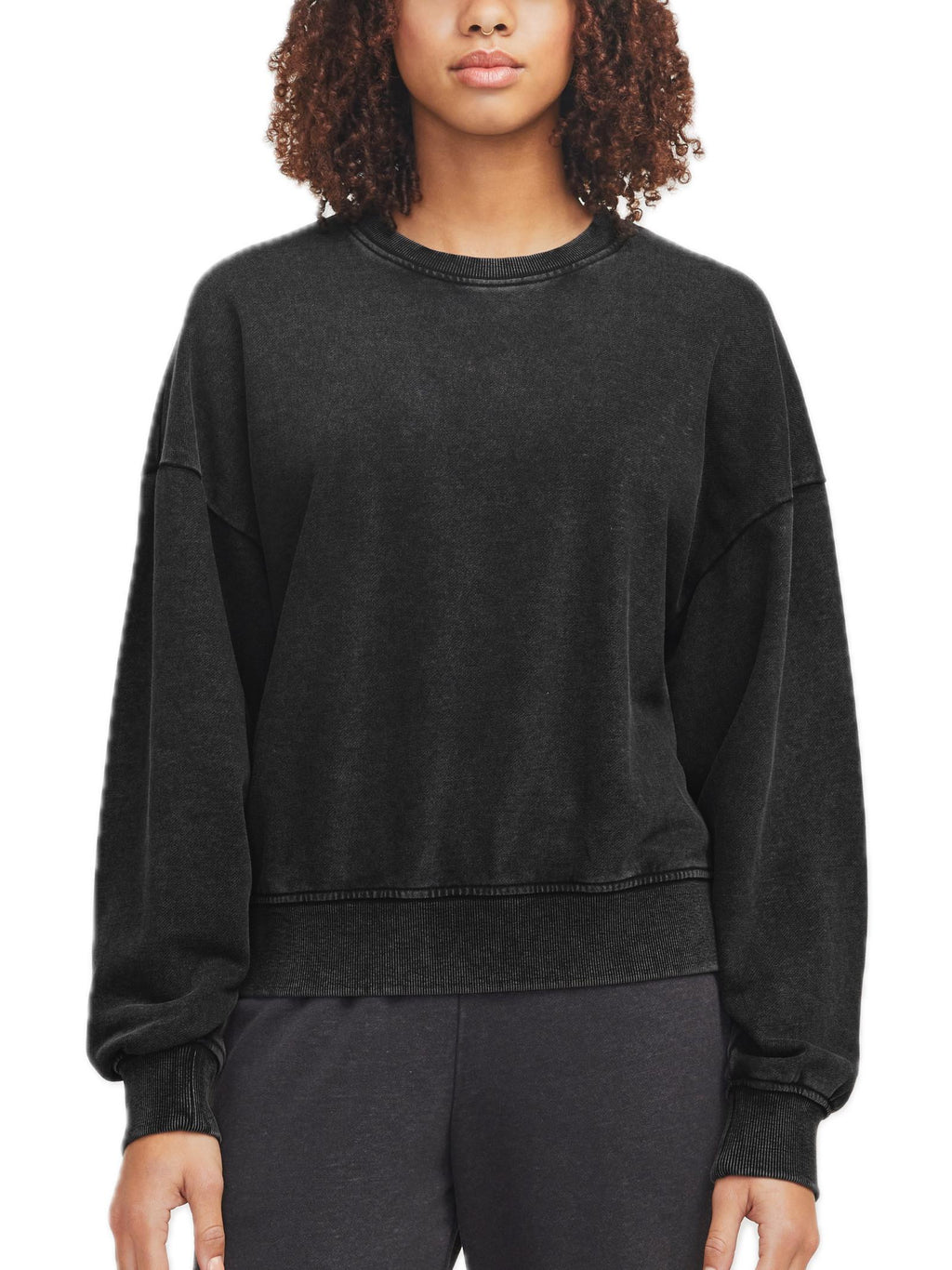 Felpa JJXX Nero Alfa washed 12272137 /Black JJXX 