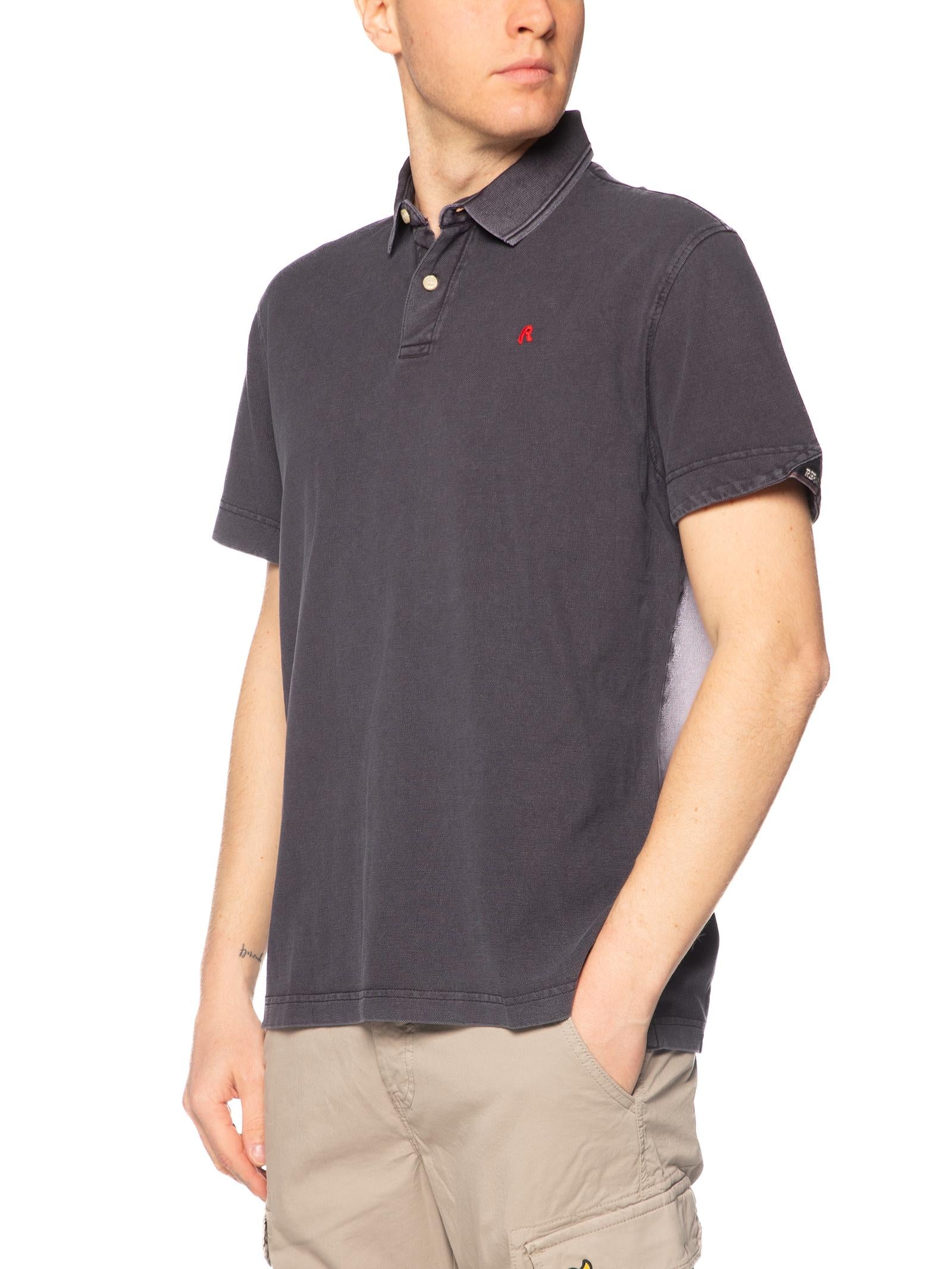 Polo Replay Blu Logo manica corta M3431A 970 REPLAY 