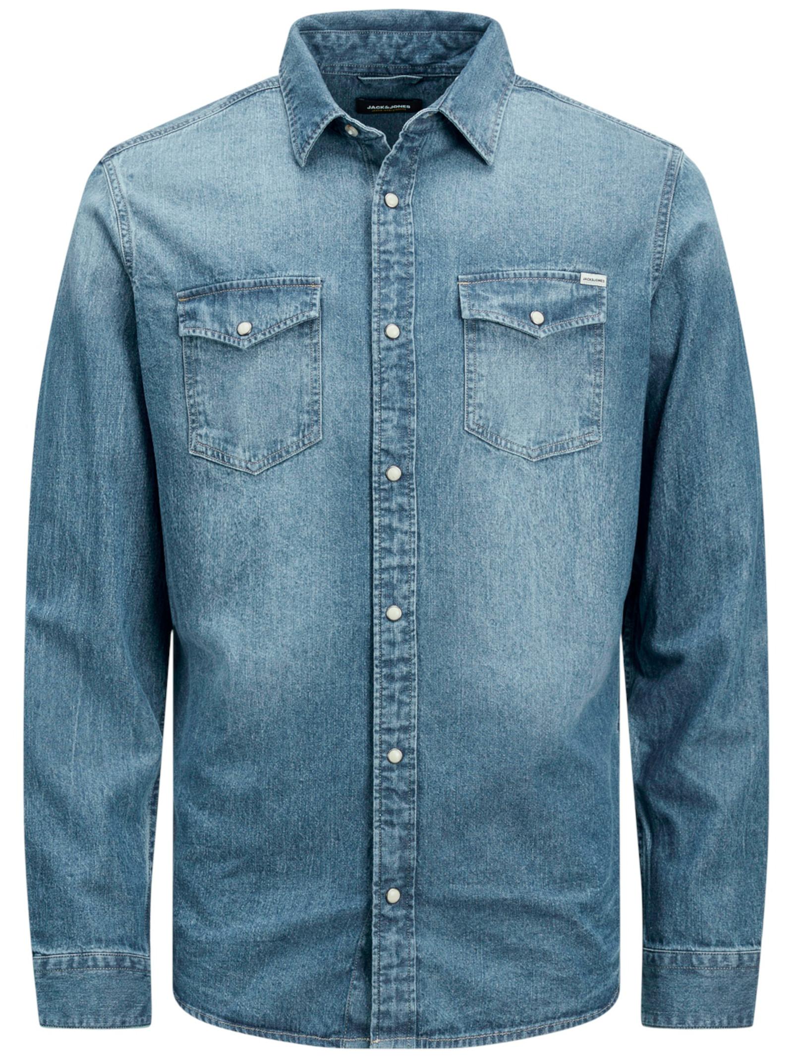 Camicia Jack & Jones Seridan Medium Blue Denim 12138115 /Medium Blue Denim JACK & JONES 