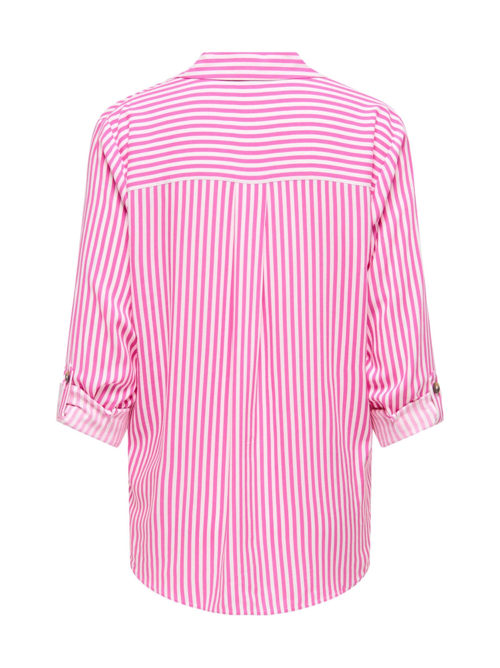 Camicia JDY Rosa bianco Laurel maniche 3/4 15329311 /Pink White JDY 