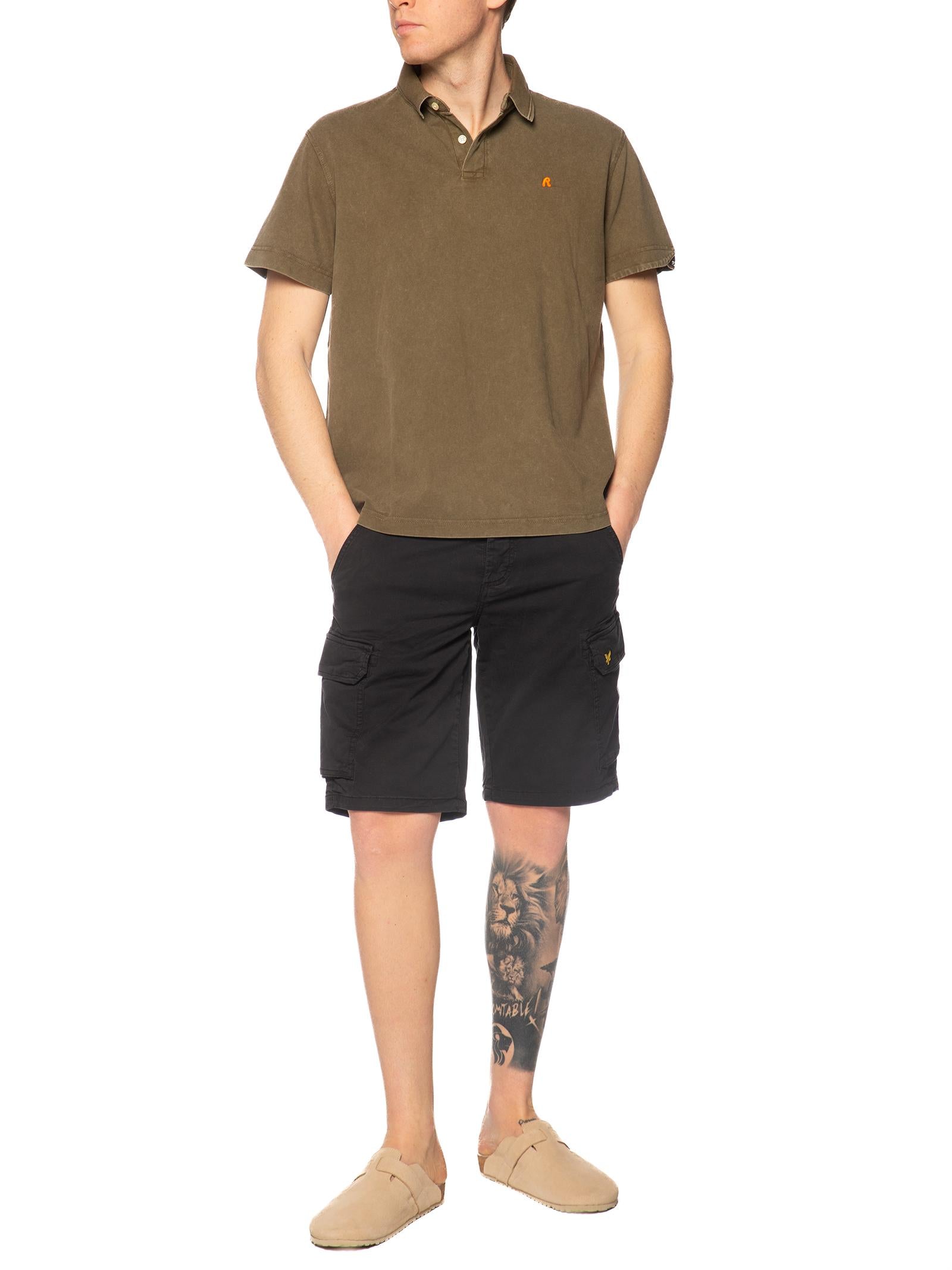 Polo Replay Verde Logo manica corta M3431A 949 REPLAY 