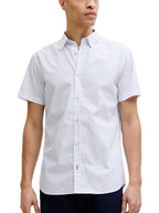 Camicia Jack & Jones Matheo Bianco fantasia 12289361 /Bright White JACK & JONES 