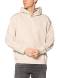 Felpa Calvin Klein Beige Badge cappuccio LV04RC274G 2JX CALVIN KLEIN 