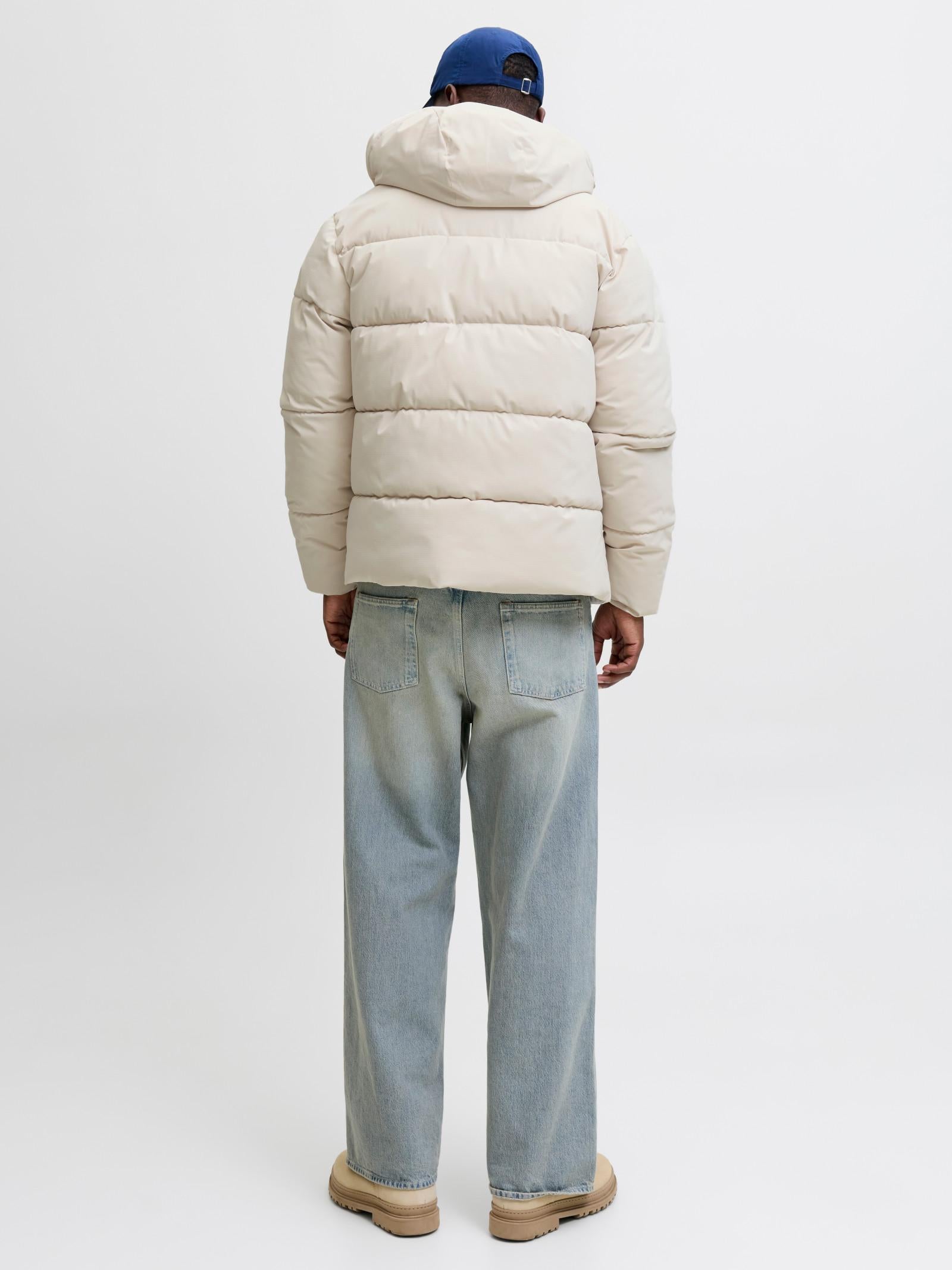 Piumino Jack & Jones Global Panna con cappuccio 12283517 /MOONBEAN JACK & JONES 