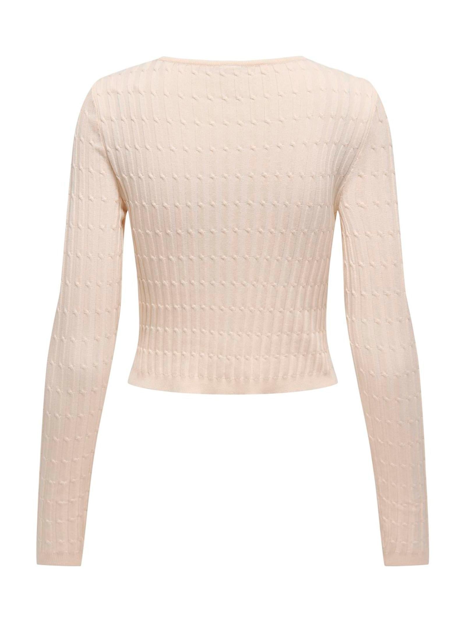Maglia Only Crema Meddi cropped 15339582 /Birch ONLY 