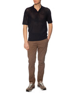 Polo Seinse Blu in maglia collo aperto ME3203 BLU SEINSE 