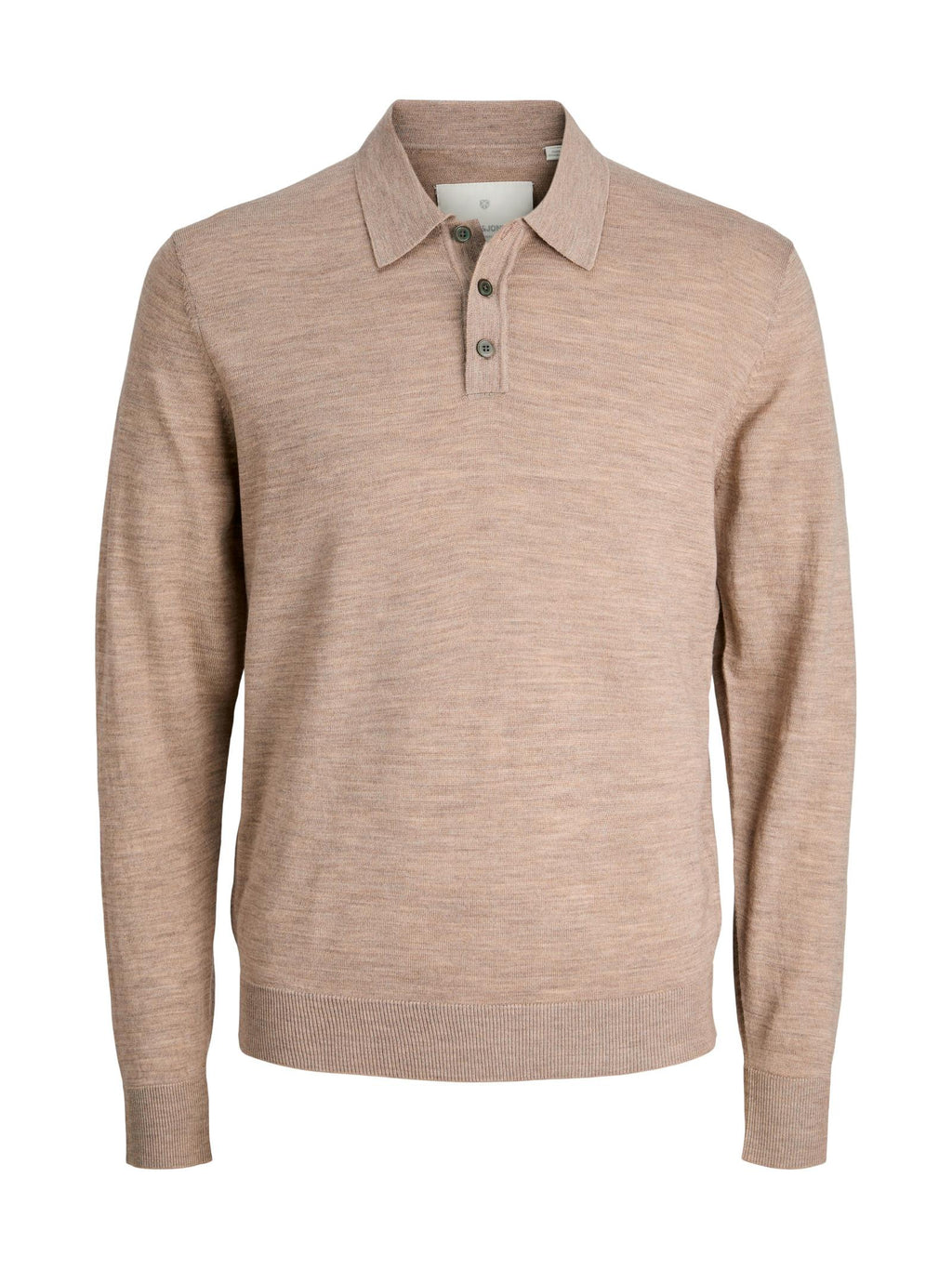 Maglia Jack & Jones Merino Nocciola polo 12281757 /Greige JACK & JONES 