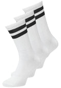 JACTRAVIS TENNIS SOCK 3 PACK NOOS 12260082 /White JACK & JONES 
