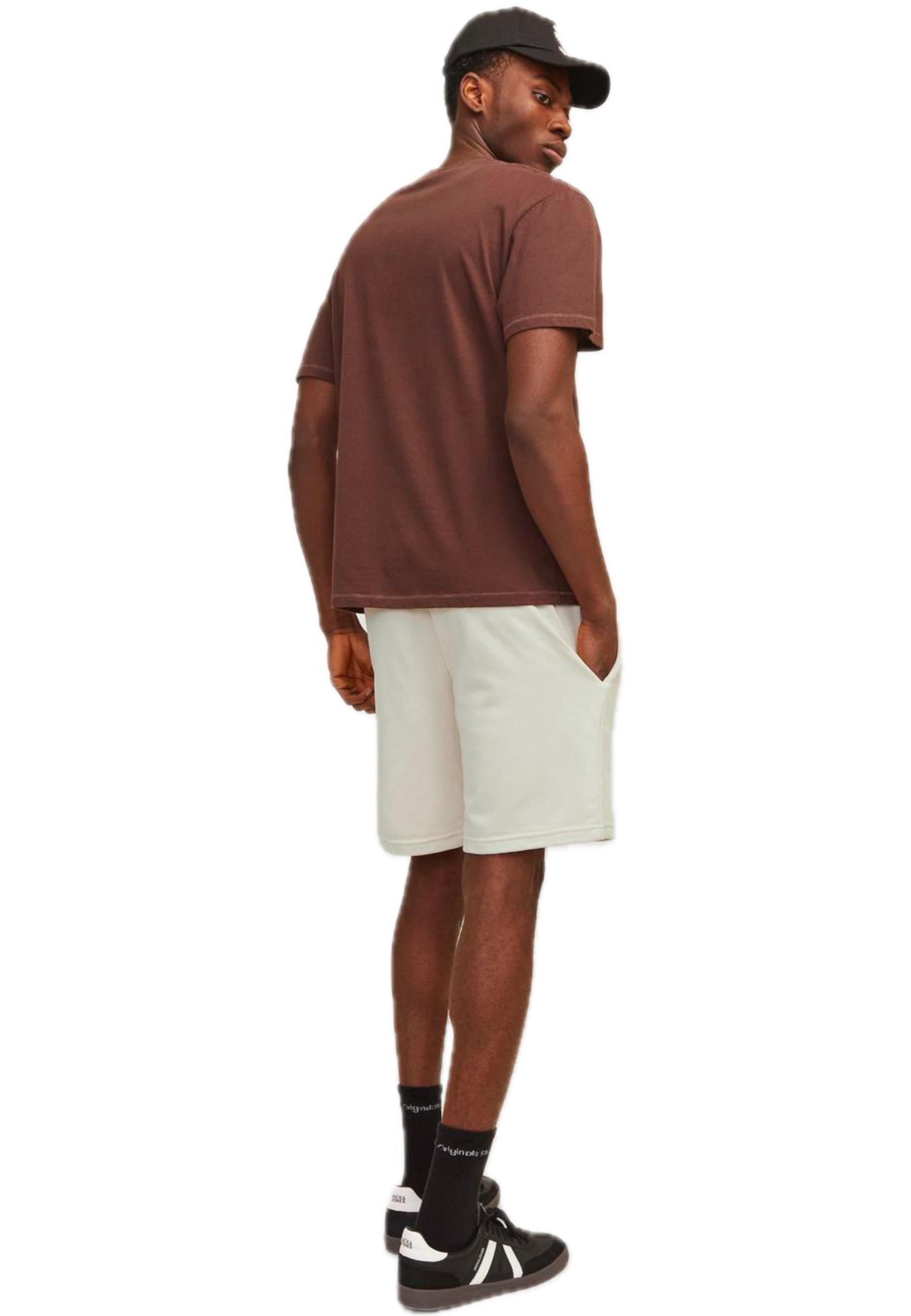 Bermuda Jack & Jones Beige in felpa