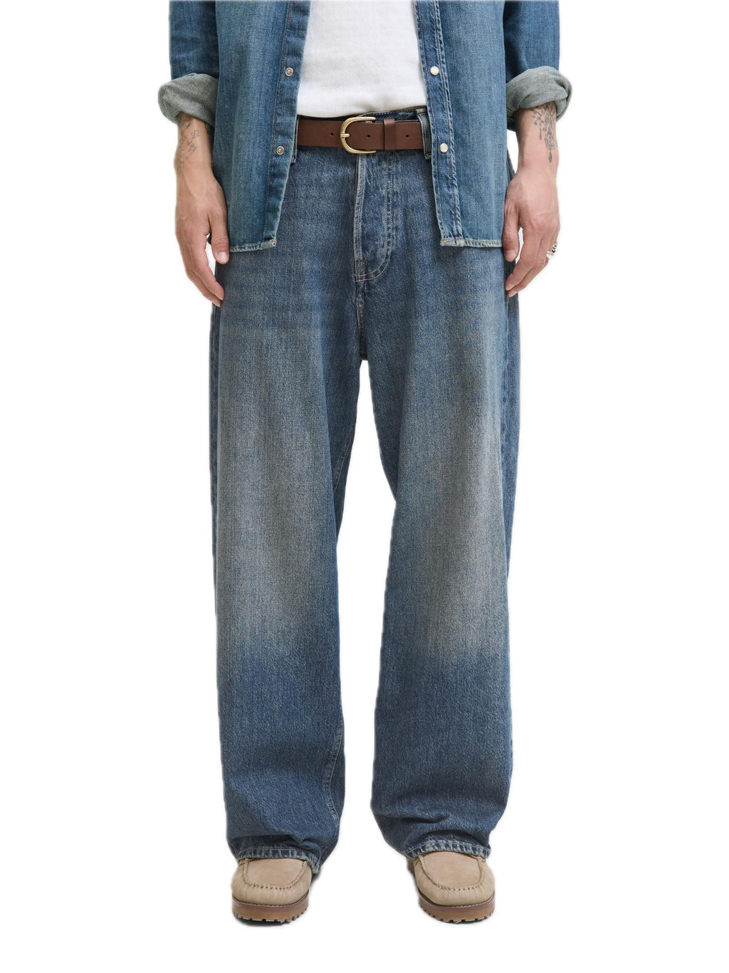 Jeans Jack & Jones Dave Blue Denim Baggy 12283806 /BLUE DENIM JACK & JONES 