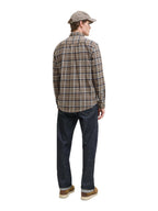 Camicia Jack & Jones Classic Marrone in flenella 12278406 /Otter JACK & JONES 