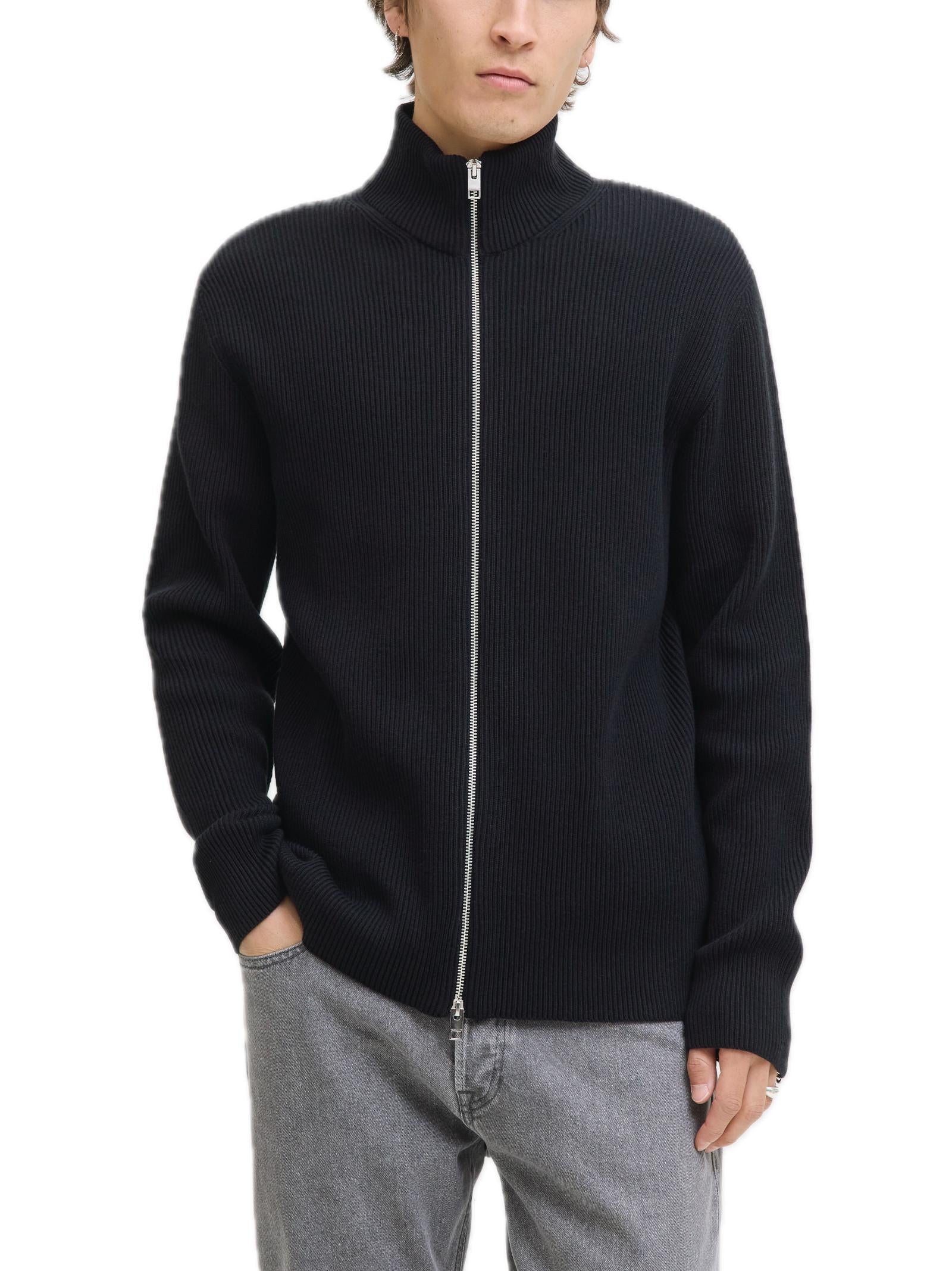 Cardigan in maglia Jack & Jones Perfect Nero 12279409 /Black JACK & JONES 