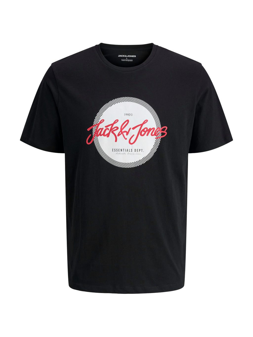 T-shirt Jack & Jones Urban Nero con stampa 12279114 /Black JACK & JONES 