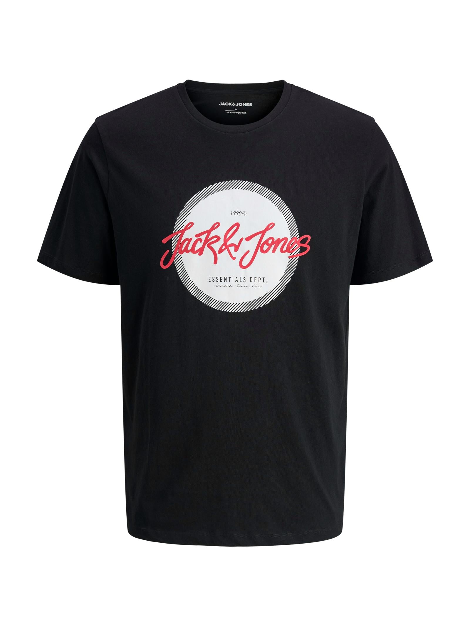 T-shirt Jack & Jones Urban Nero con stampa 12279114 /Black JACK & JONES 