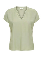 T-shirt JDY Caya Verde scollo a V 15346547 /Laurel Oak JDY 