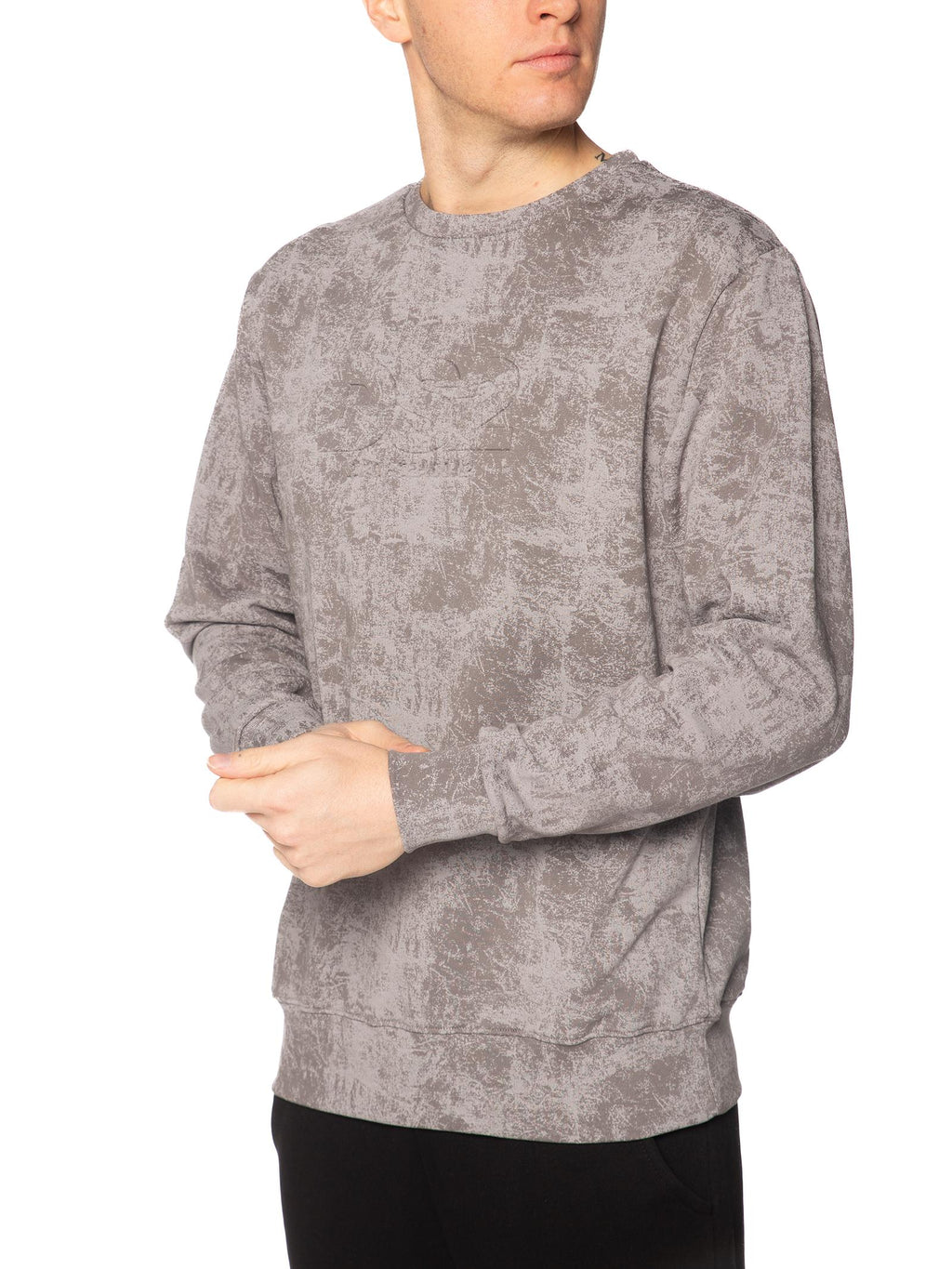 Felpa DS2 Grigio maltinto girocollo SS26201 GRIGIO DS2 
