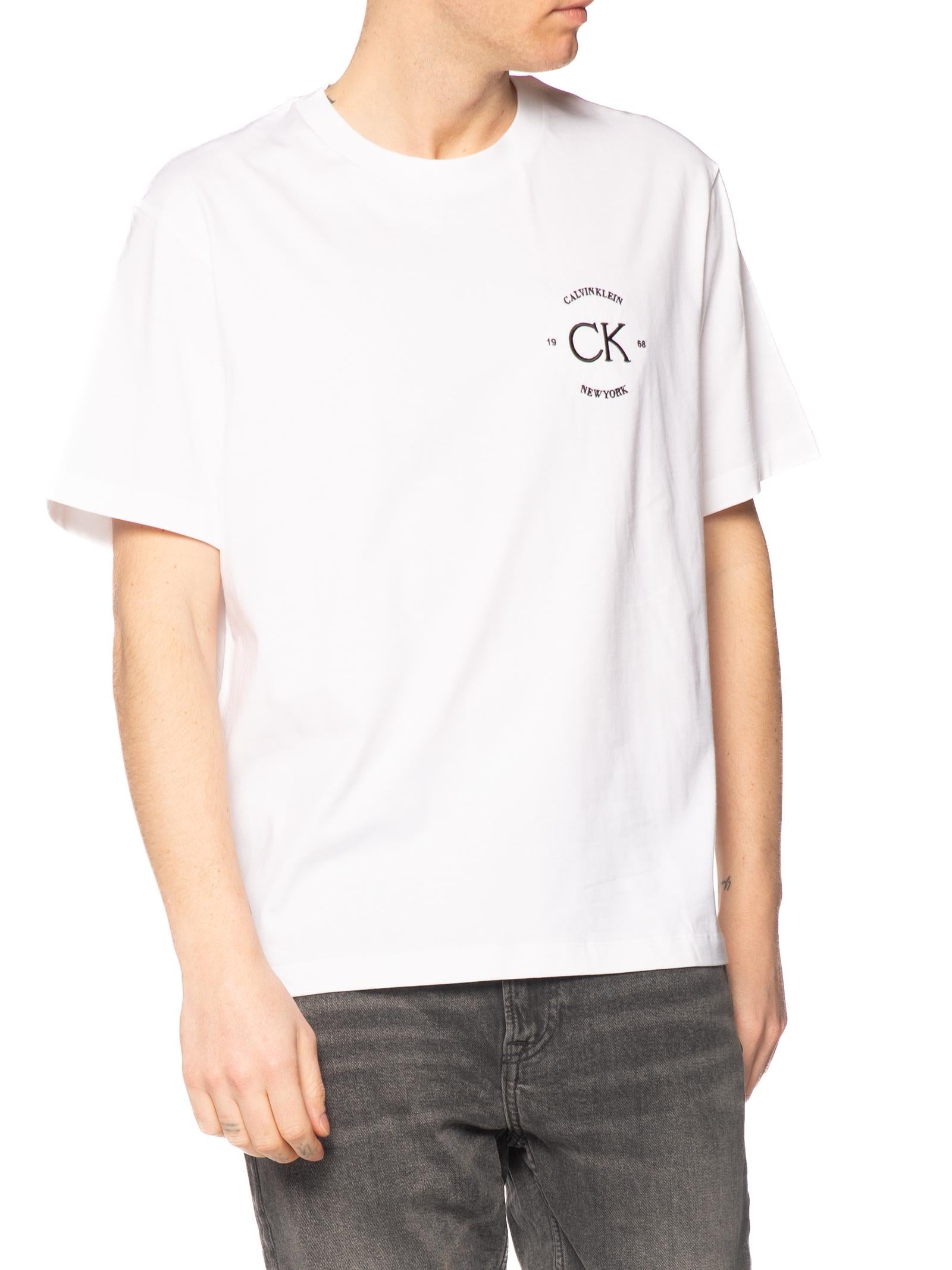 T-shirt Calvin Klein Jeans Bianco Graphic LV04RE825G YAF CALVIN KLEIN 