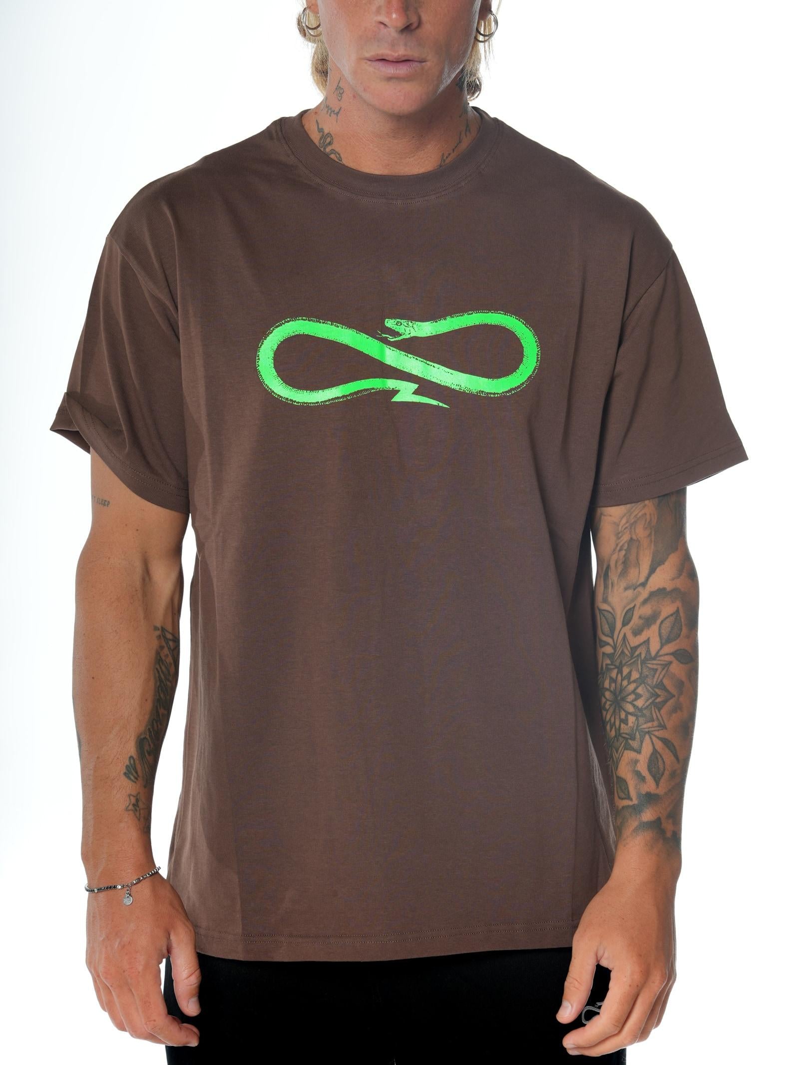 T-shirt Propaganda Marrone Logo classic TS524 MARRONE PROPAGANDA 