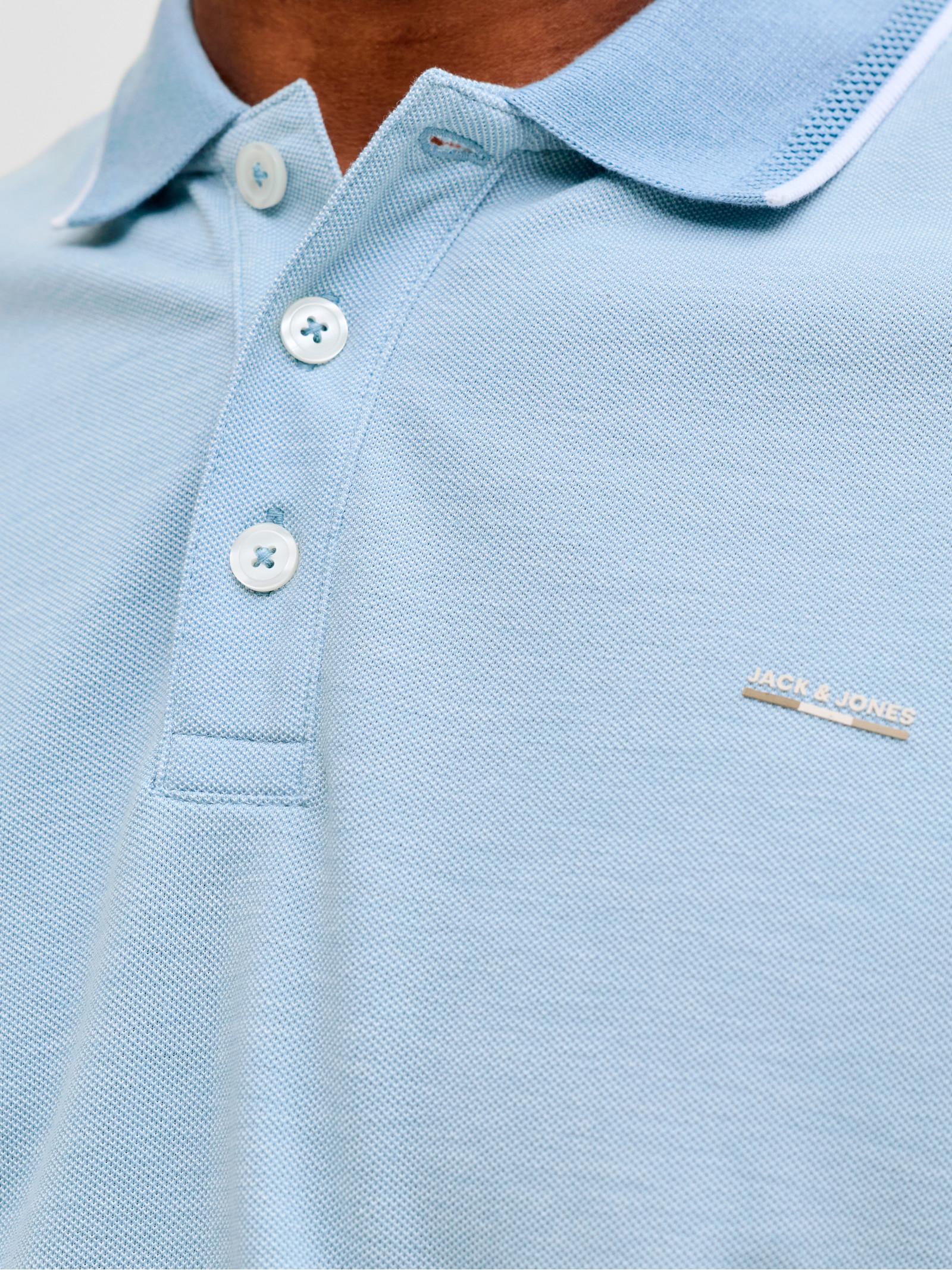 Polo Jack & Jones Alves Celeste 12274681 /Ashley Blue JACK & JONES 