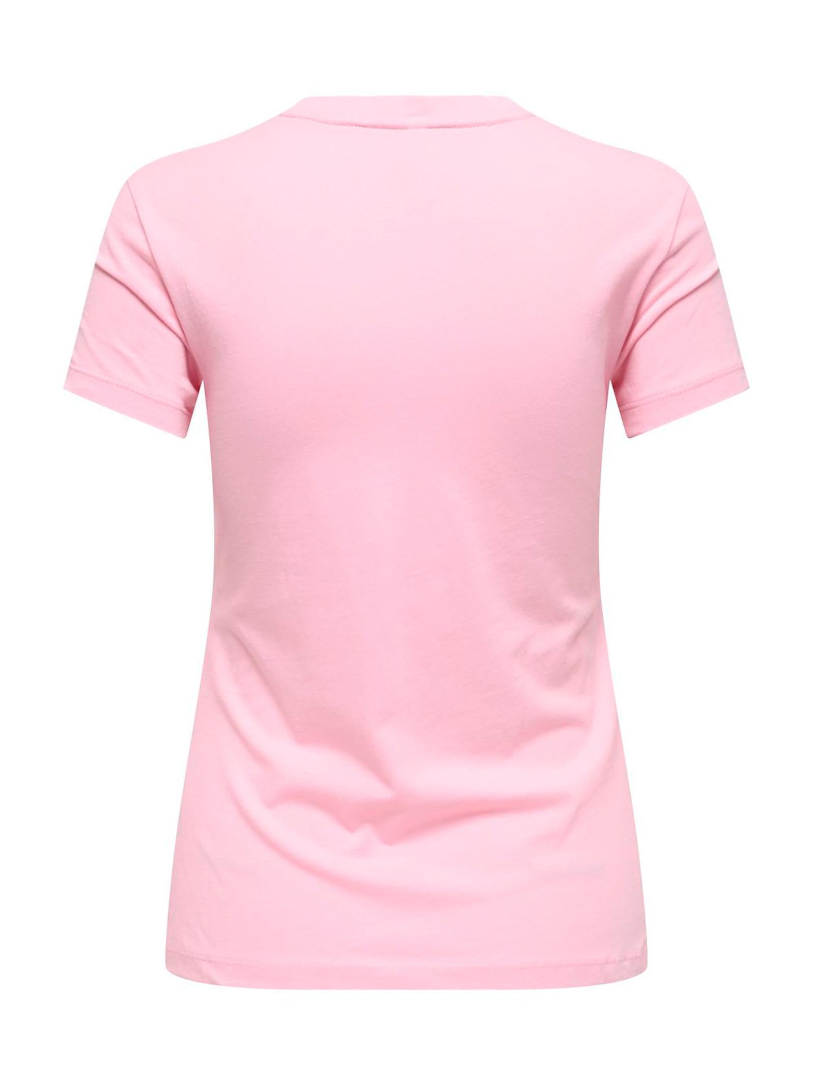 T-shirt Only Vibe Rosa con stampa 15291975 /Romance Rose ONLY 