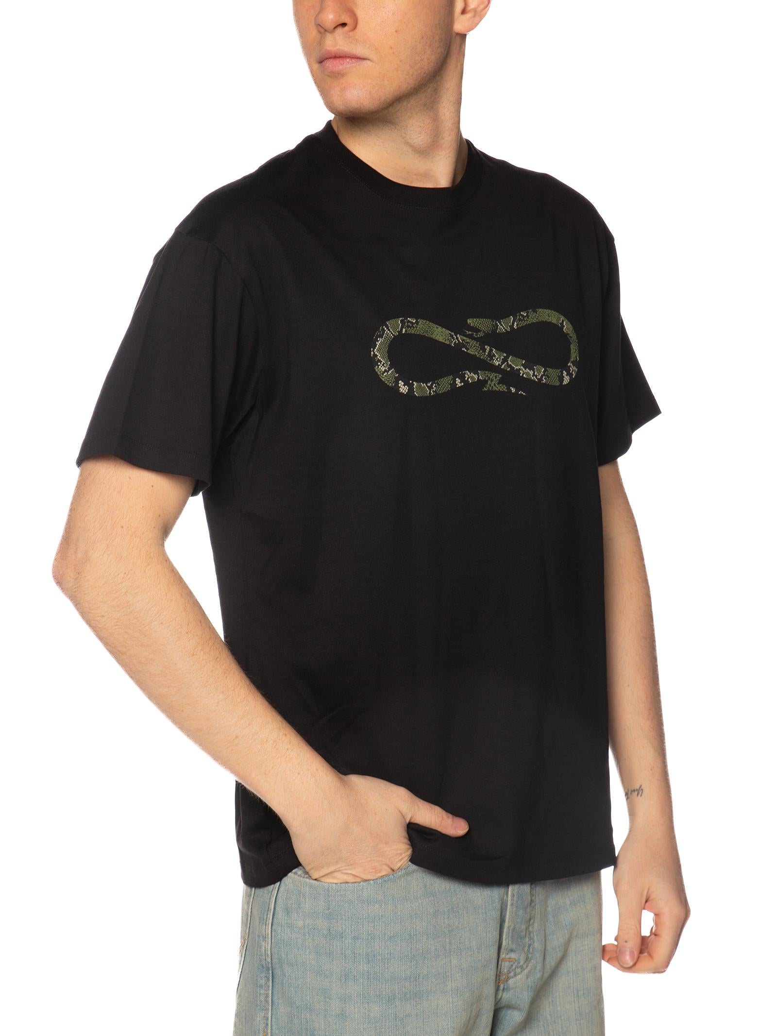 T-shirt Propaganda Nero Logo python TS635 NERO PROPAGANDA 