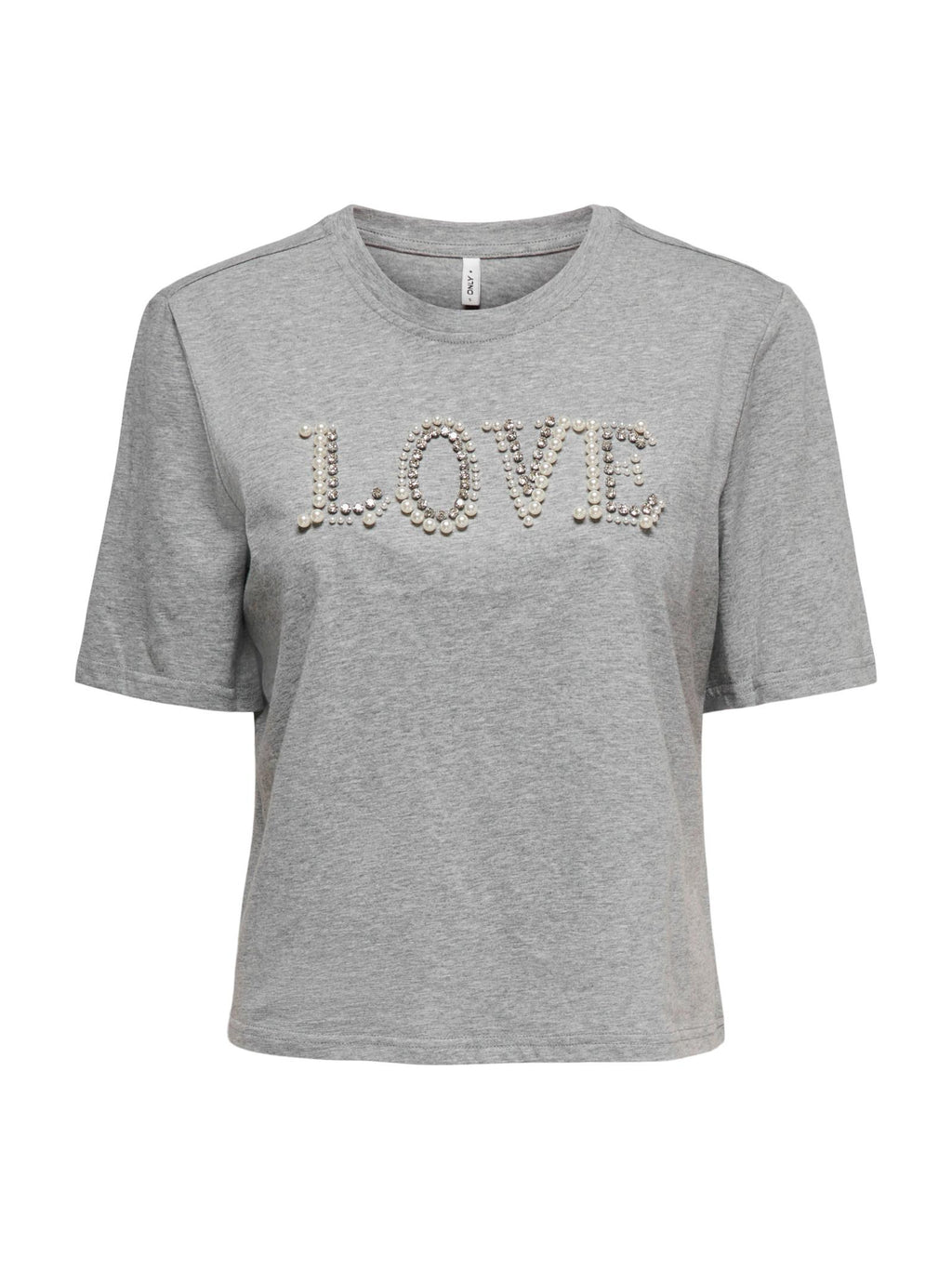 T-shirt Only Alice Grigio Loose 15368936 /Light Grey Melange ONLY 