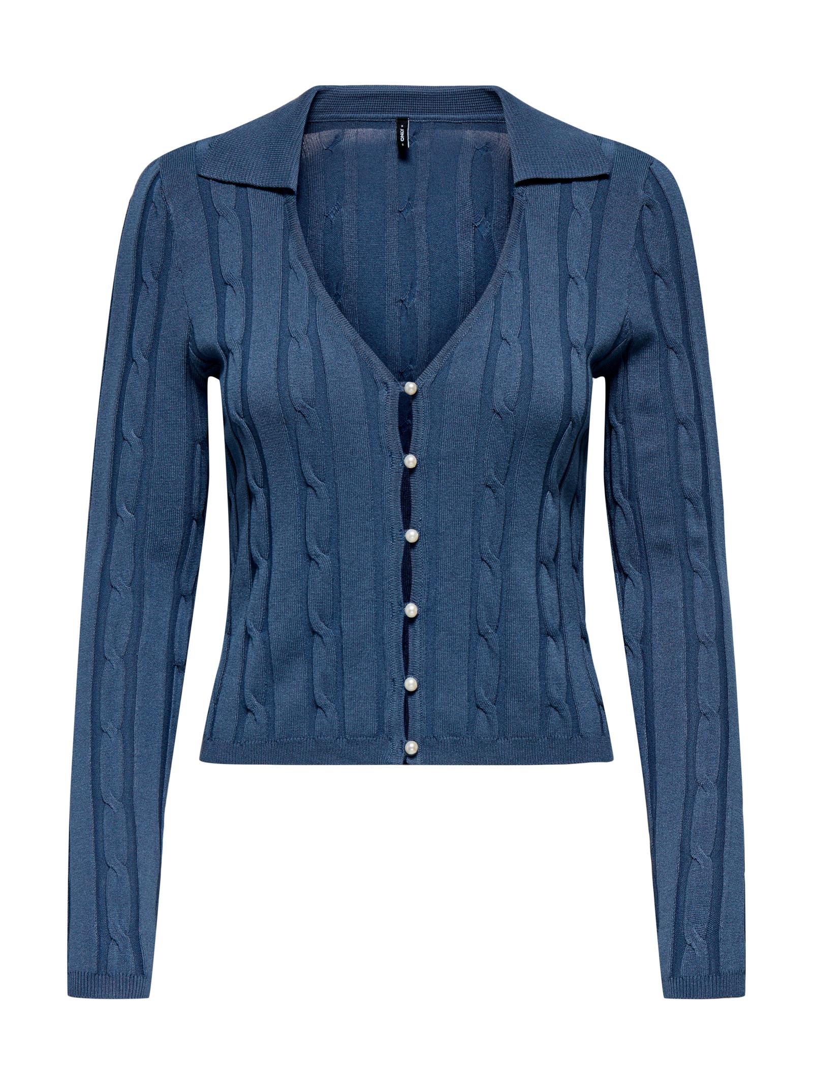 Cardigan Only Meddi Indaco in maglia 15352102 /Vintage Indigo ONLY 