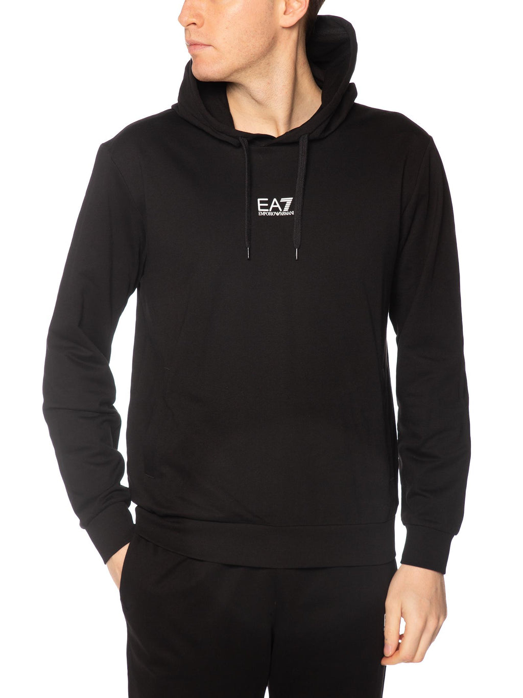 Felpa Emporio Armani Nero con cappuccio 8NPV64F 1200 EA7 