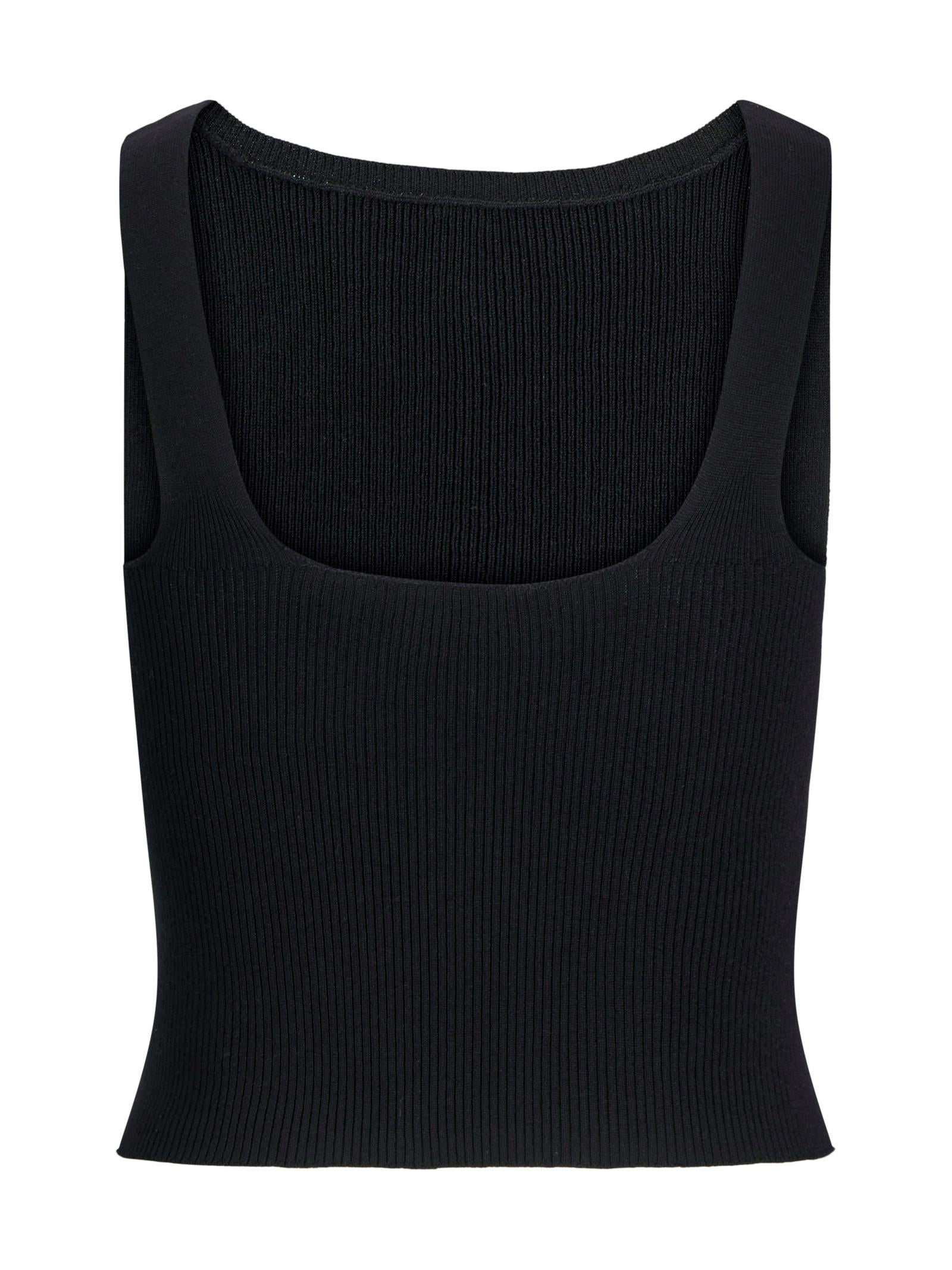 Top JJXX Nero Posie a costine 12275718 /Black JJXX 