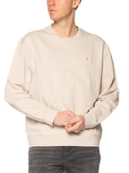 Felpa Calvin Klein Beige Badge LV04RG268G 2JX CALVIN KLEIN 