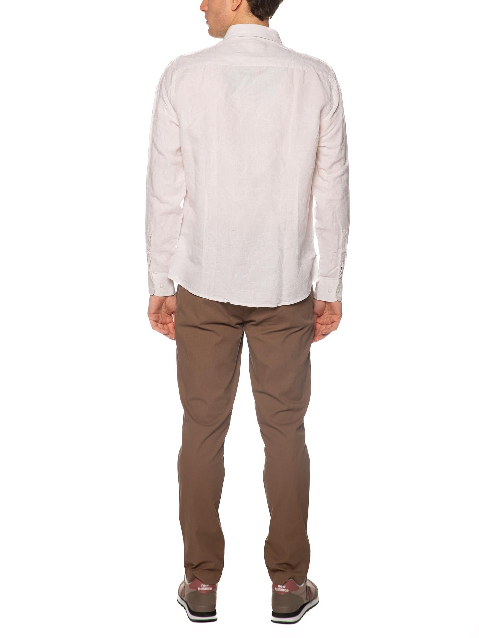 Camicia Seinse Perla lino lavorata CE1121 PERLA SEINSE 