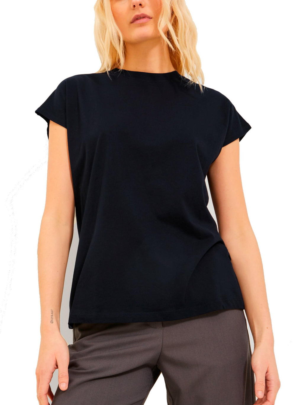 T-Shirt JJXX Astrid Donna Nero manica corta 12200190 /Black JJXX 