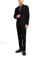 Giacca Jack & Jones Franco Nero monopetto 12199891 /BLACK JACK & JONES 