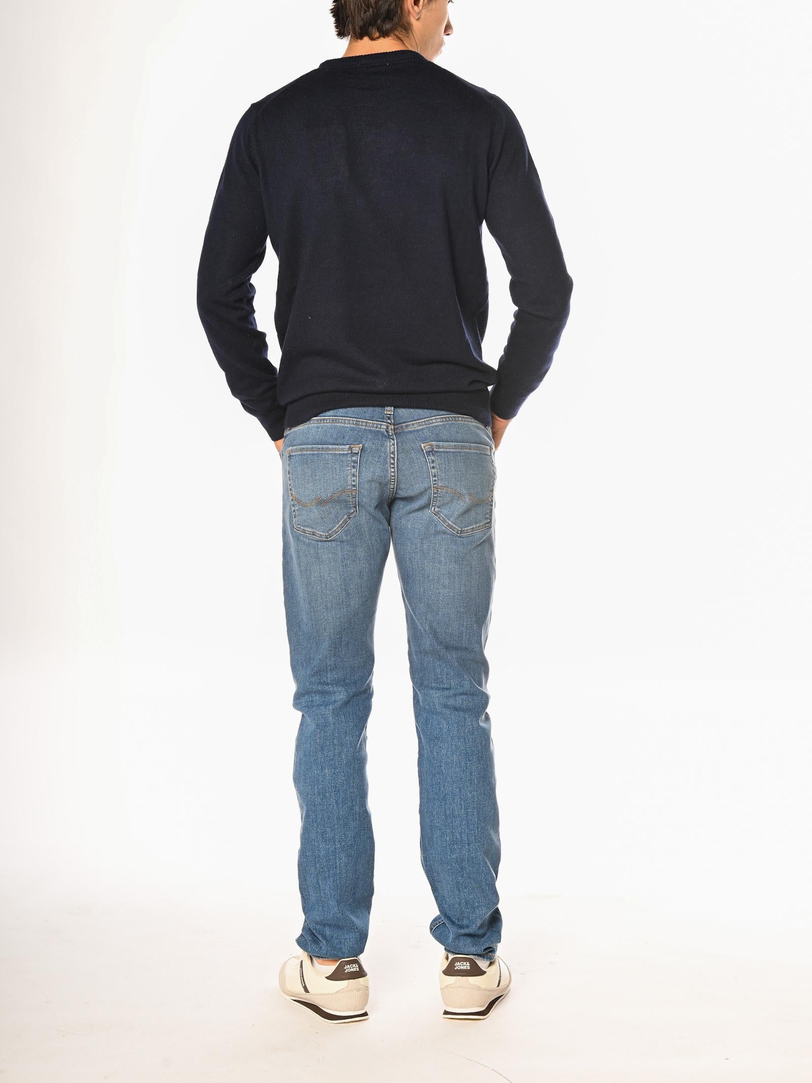 Maglia Seinse Blu misto cashmere MI3162 BLU SEINSE 