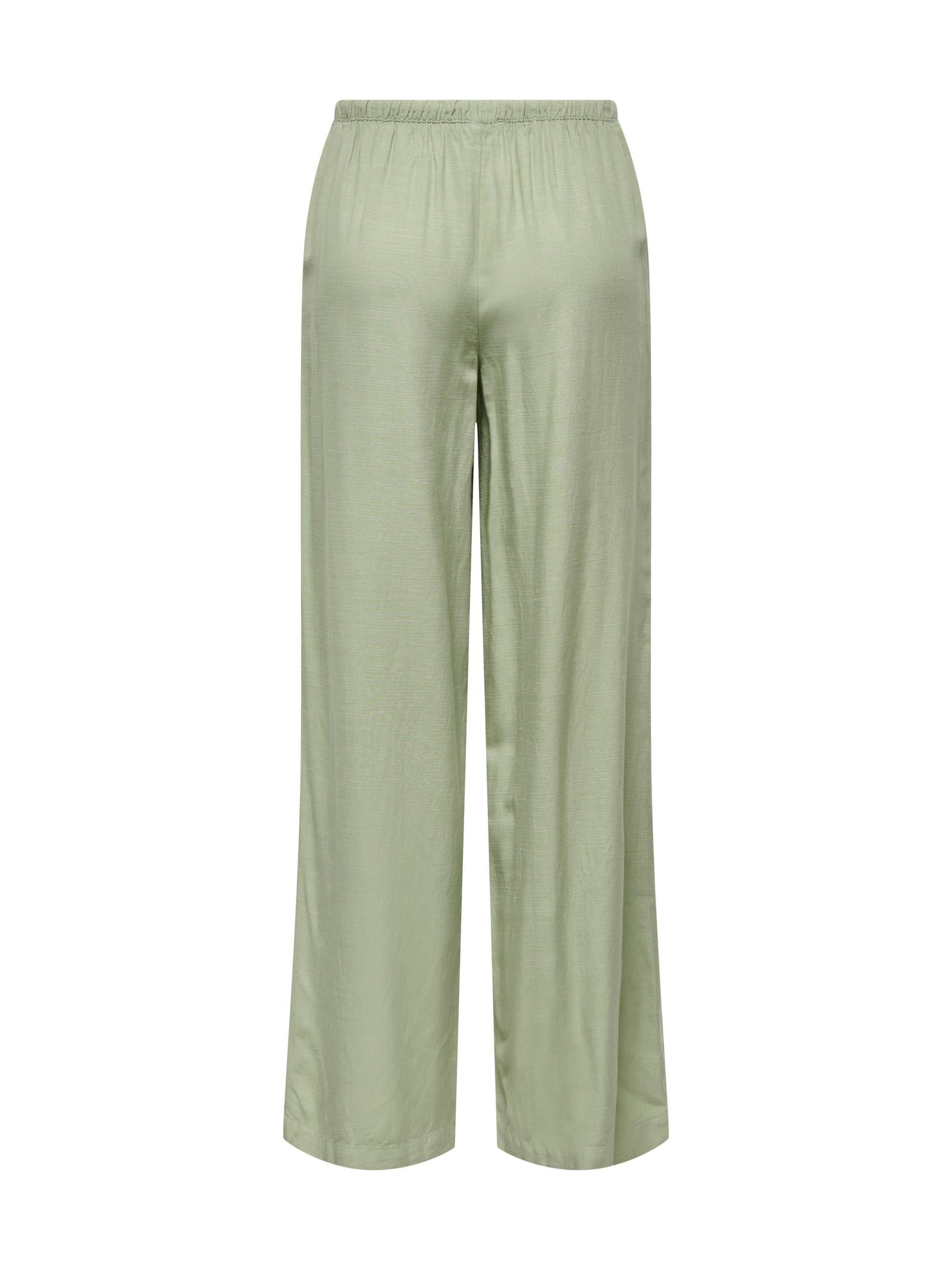 Pantalaccio JDY Caya Verde in lino 15346559 /Laurel Oak JDY 
