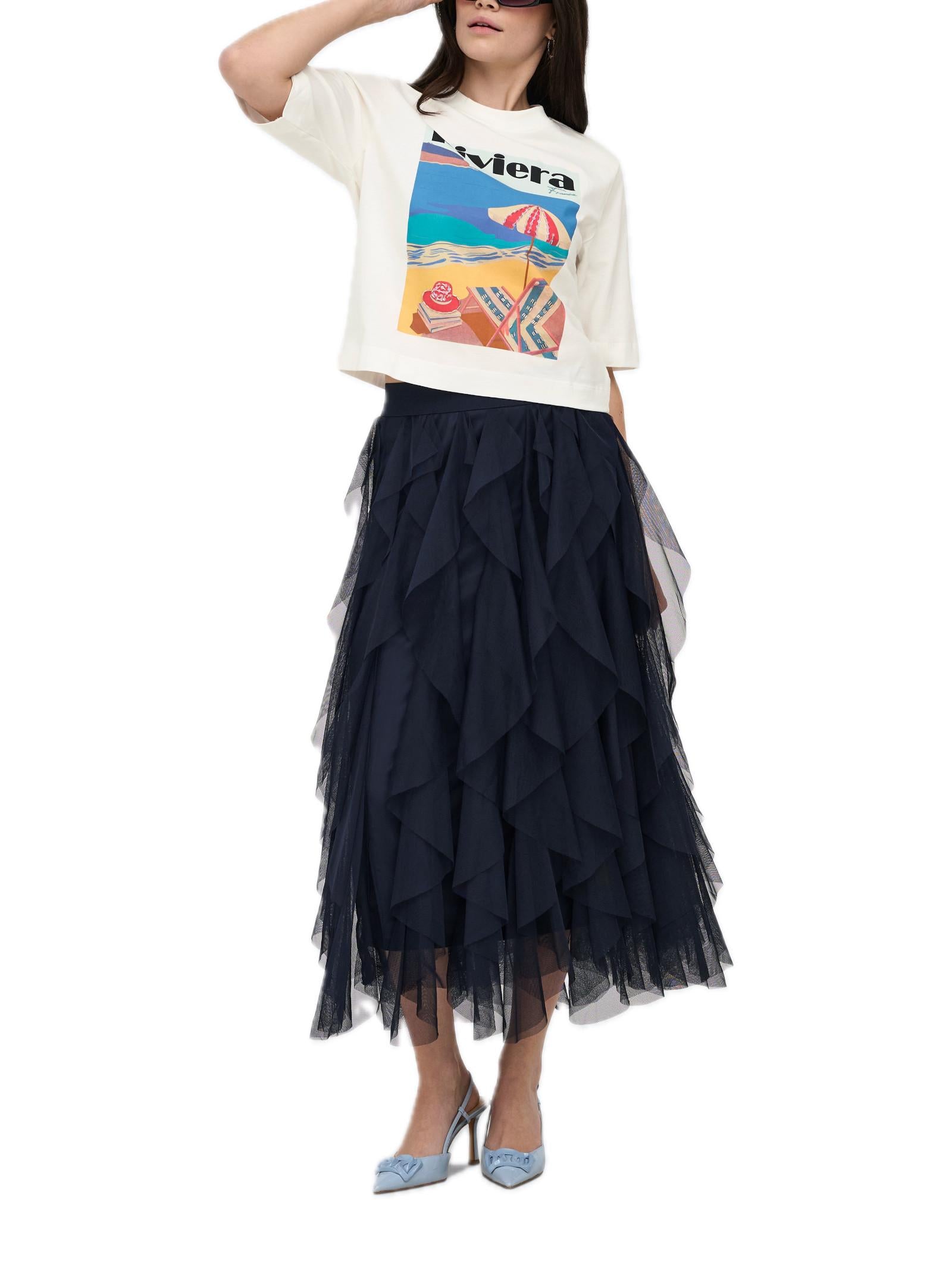 T-shirt Only Bianco Vega riviera 15375753 /Riviera Cloud Dancer ONLY 