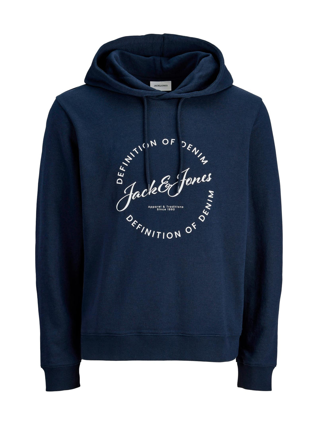 Felpa Jack & Jones Blu Grayson con stampa 12288378 /Navy Blazer JACK & JONES 