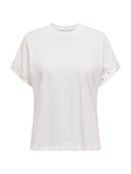 T-shirt Only Olivia Bianco strass 15346733 /Cloud Dancer ONLY 