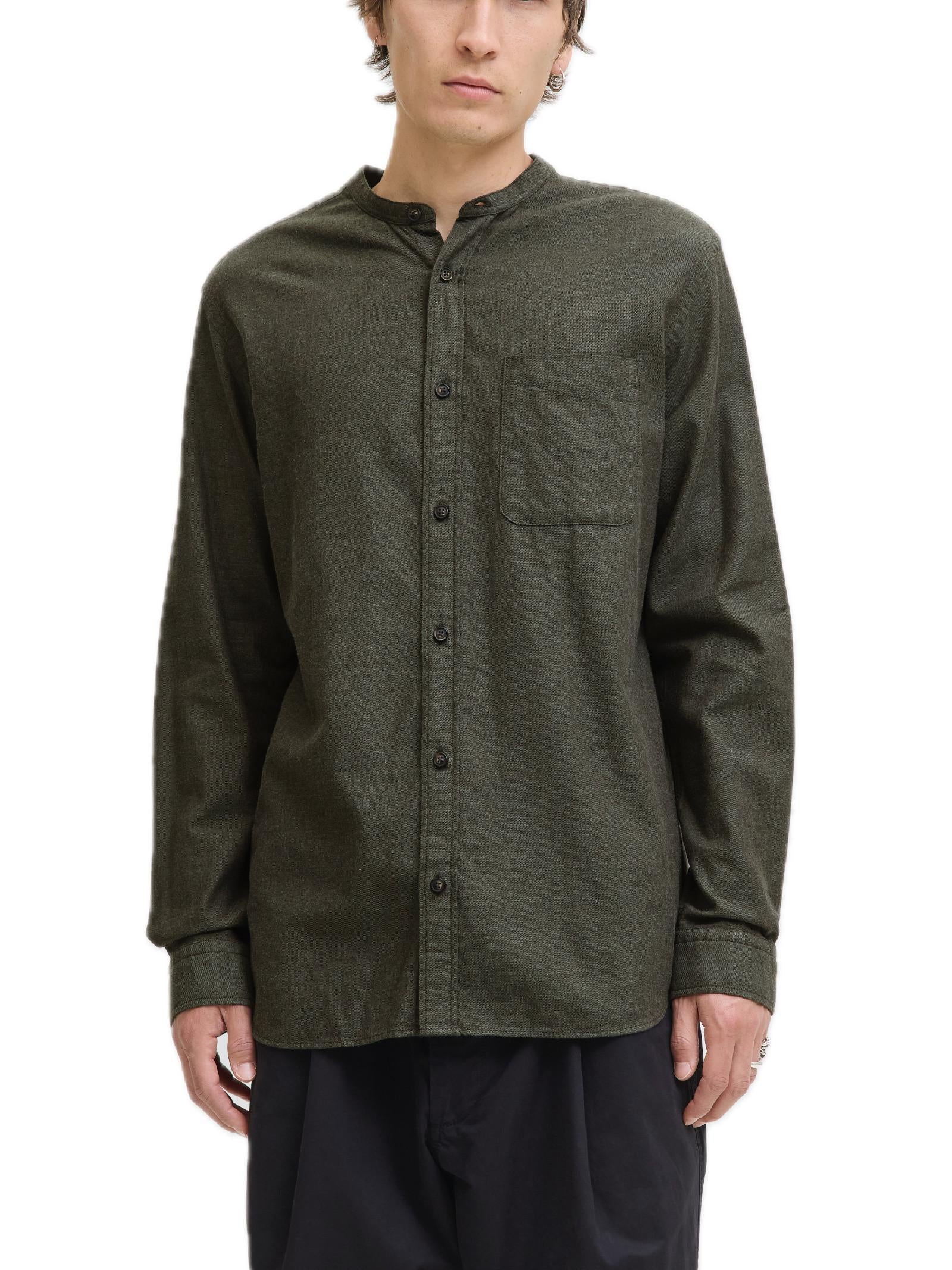 Camicia Jack & Jones Band Verde manica lunga 12278418 /Rosin JACK & JONES 