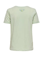 T-shirt ONLY Kita Verde manica corta 15291465 /Green Lily ONLY 