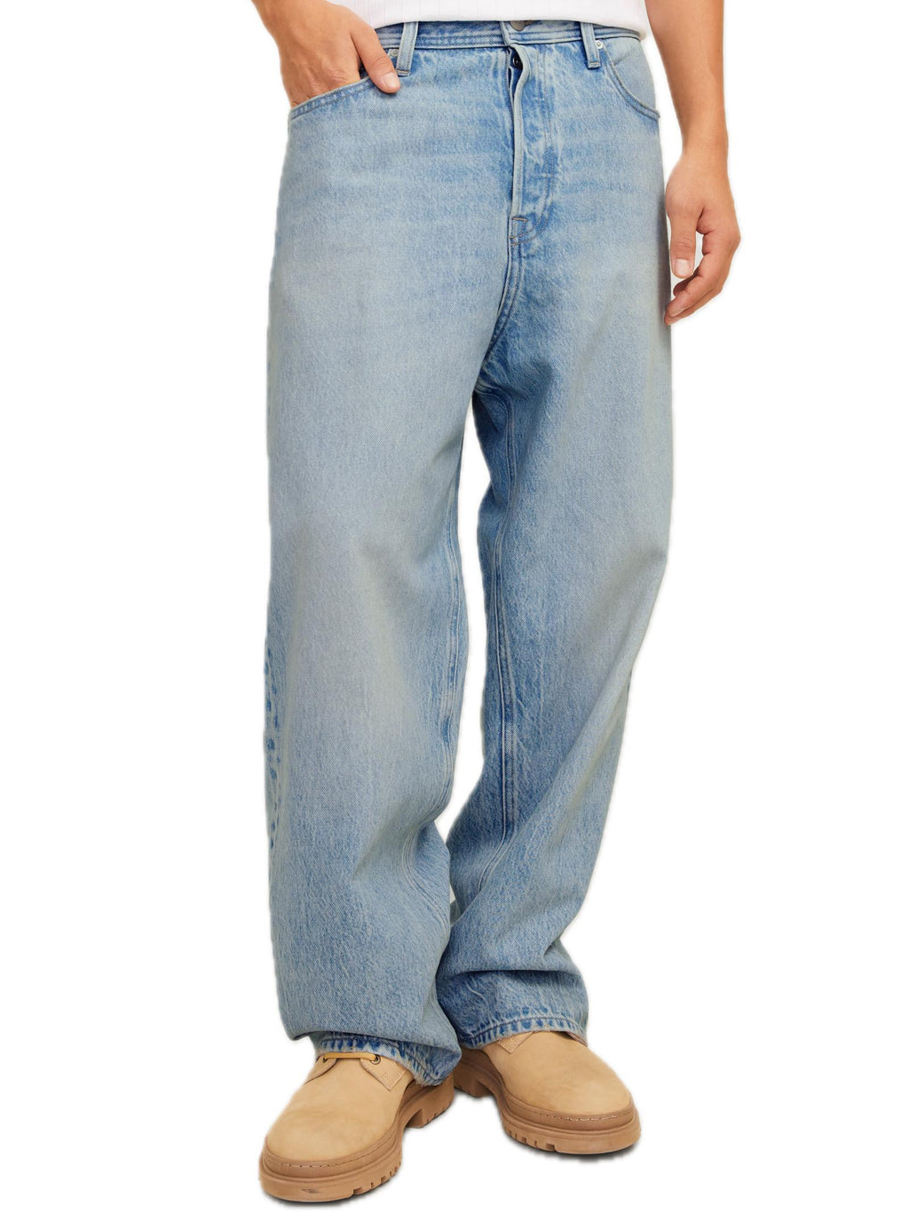 Jeans Uomo Jack & Jones Blue Denim Alex Baggy 12272228 /Blue Denim JACK & JONES 
