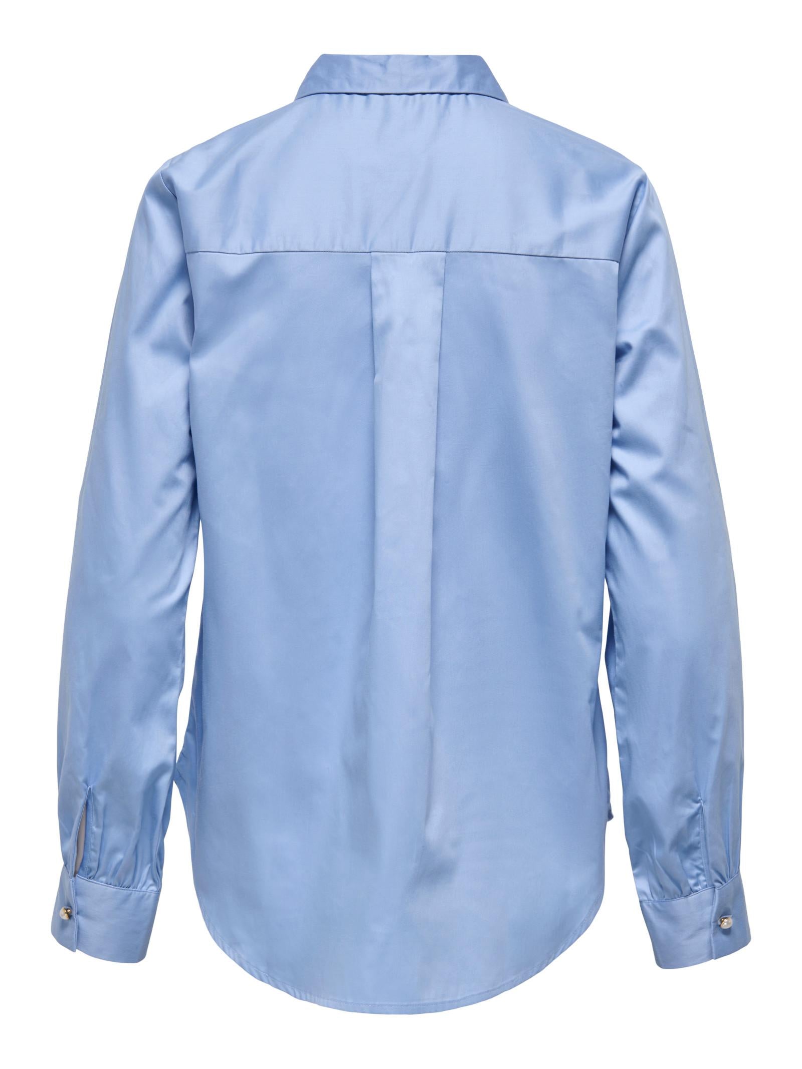 Camicia Jacqueline De Yong Willow Celeste con perle 15358208 /Provence JDY 