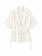 Giacca Imperial Bianco con cinturino C9990189V BIANCO IMPERIAL 