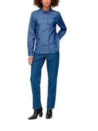 Camicia JDY Medium Blue Love con cuori 15363999 /Medium Blue Denim JDY 